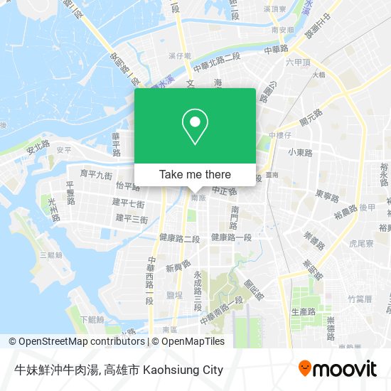 牛妹鮮沖牛肉湯 map