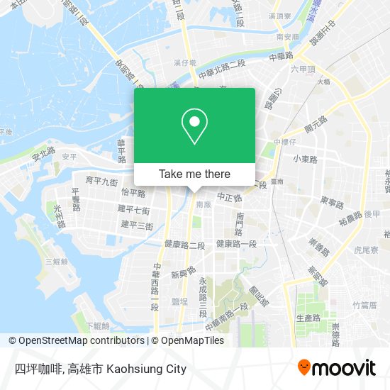 四坪咖啡地圖