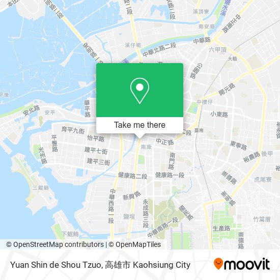 Yuan Shin de Shou Tzuo地圖