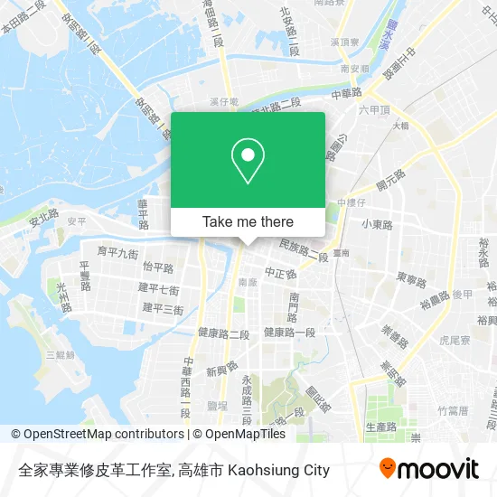 全家專業修皮革工作室地圖