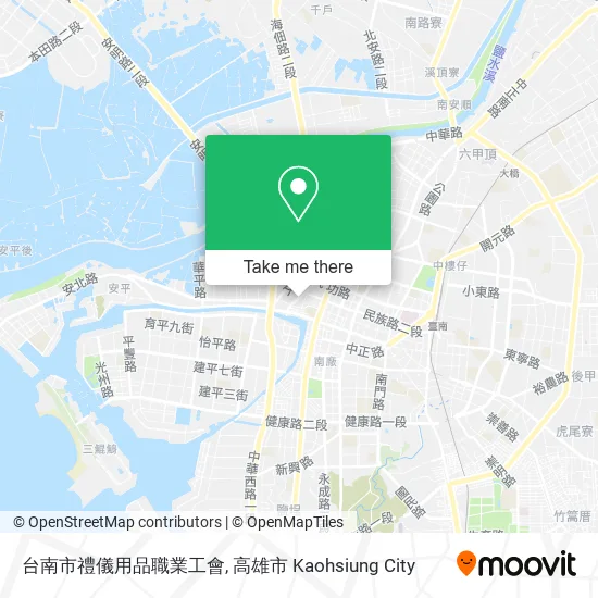 台南市禮儀用品職業工會地圖