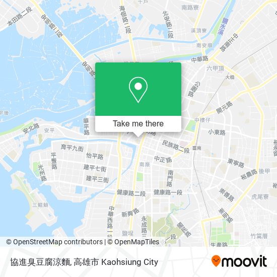 協進臭豆腐涼麵 map