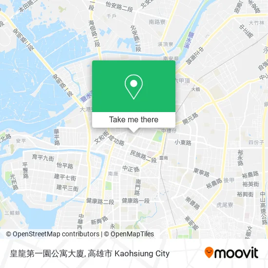 皇龍第一園公寓大廈地圖