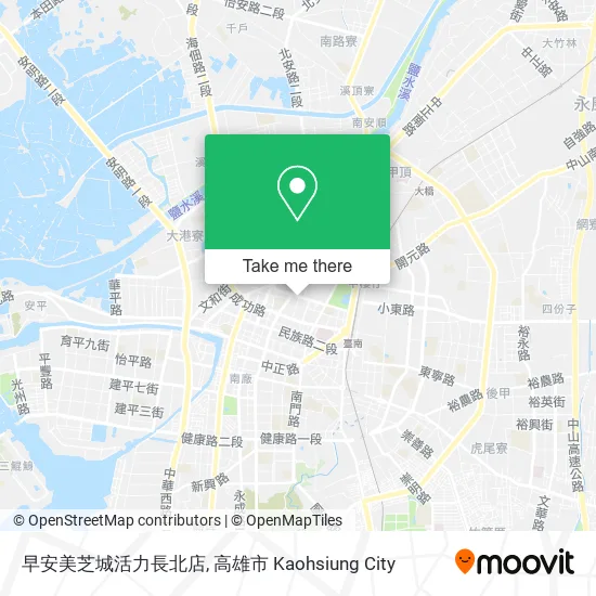 早安美芝城活力長北店地圖