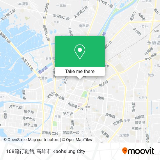 168流行鞋館 map