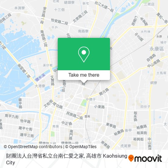財團法人台灣省私立台南仁愛之家地圖