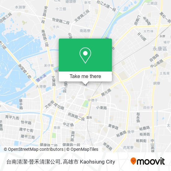 台南清潔-晉禾清潔公司 map