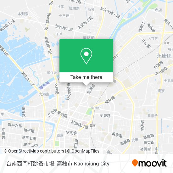台南西門町跳蚤市場 map