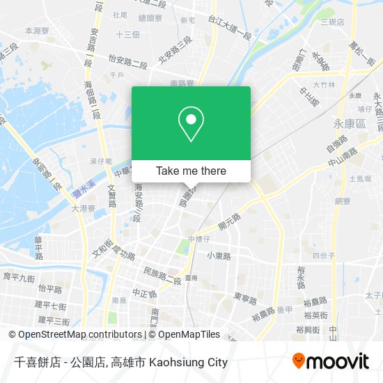 千喜餅店 - 公園店 map