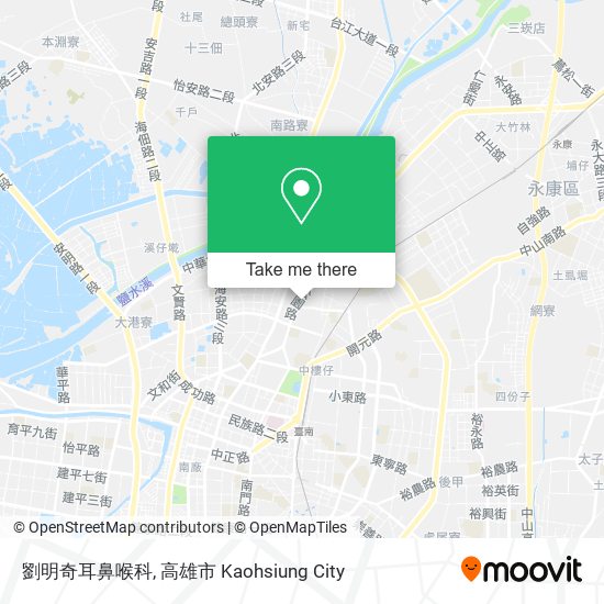 劉明奇耳鼻喉科 map