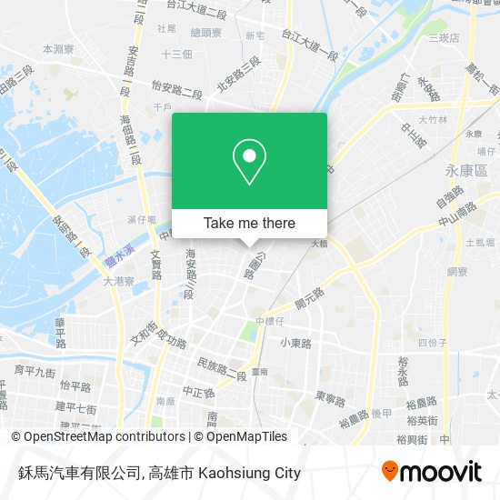 鉌馬汽車有限公司 map