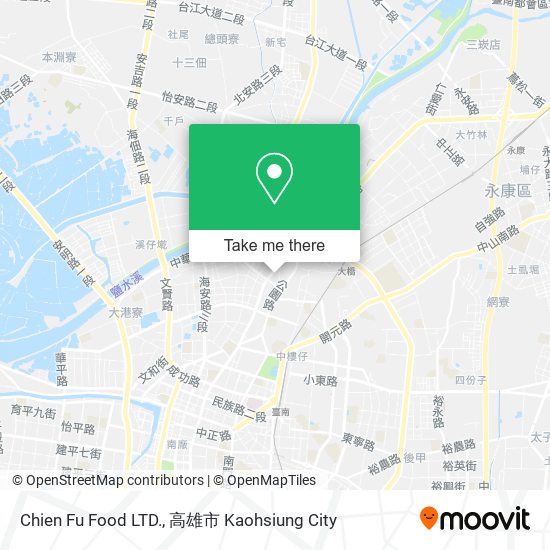 Chien Fu Food LTD. map