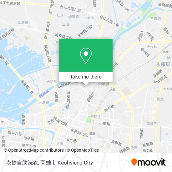 衣捷自助洗衣 map