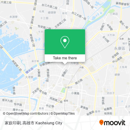 家嶔印刷 map