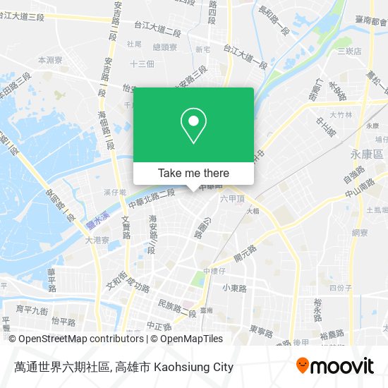 萬通世界六期社區 map