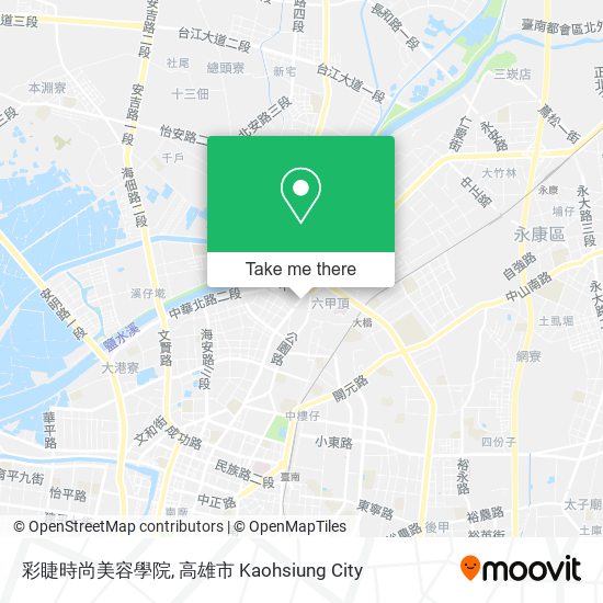 彩睫時尚美容學院地圖