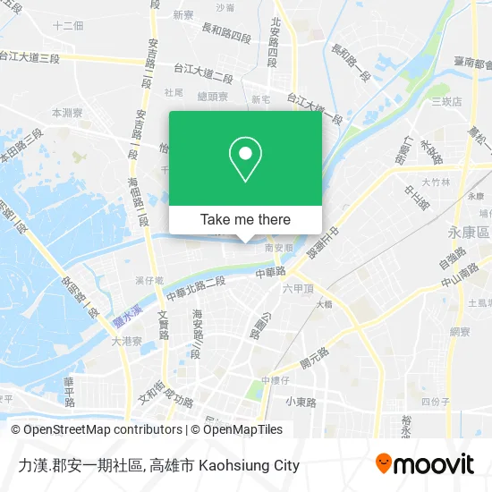 力漢.郡安一期社區 map