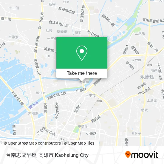 台南志成早餐 map