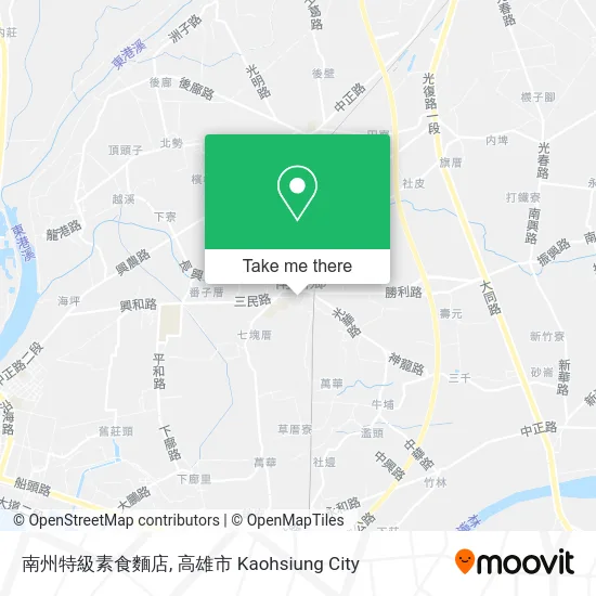 南州特級素食麵店 map