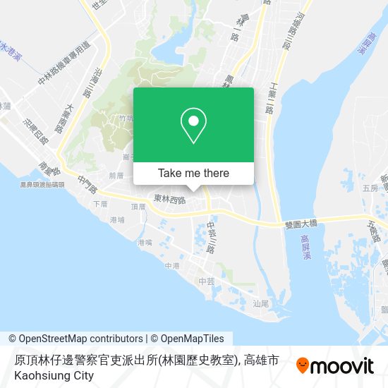 原頂林仔邊警察官吏派出所(林園歷史教室)地圖