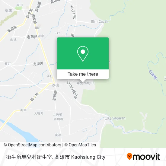 衛生所馬兒村衛生室地圖