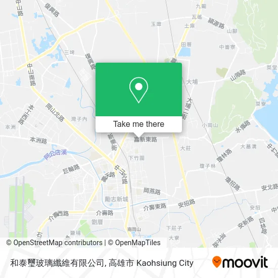 和泰璽玻璃纖維有限公司地圖