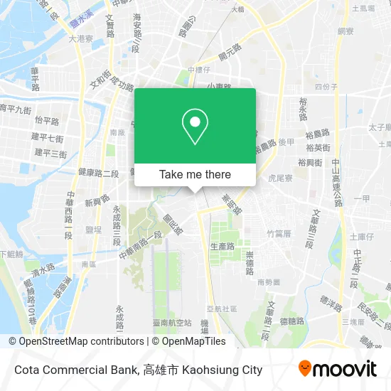 Cota Commercial Bank map