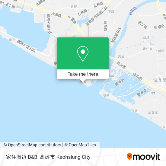 家住海边 B&B map