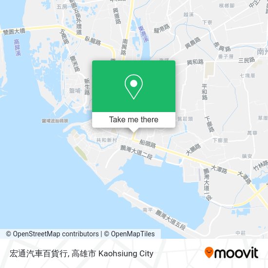 宏通汽車百貨行地圖