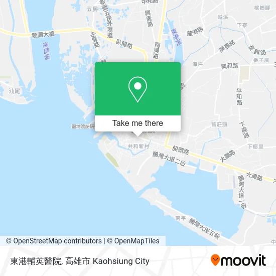 東港輔英醫院 map