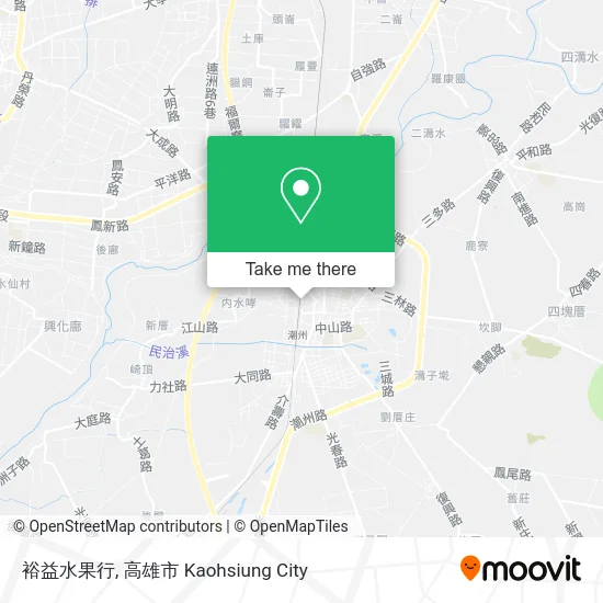 裕益水果行地圖