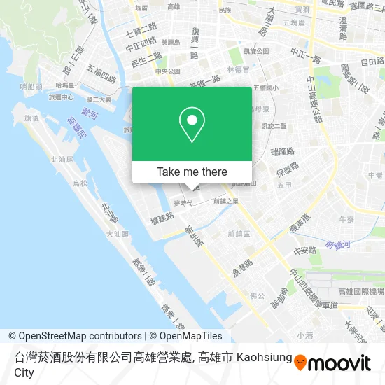 台灣菸酒股份有限公司高雄營業處地圖