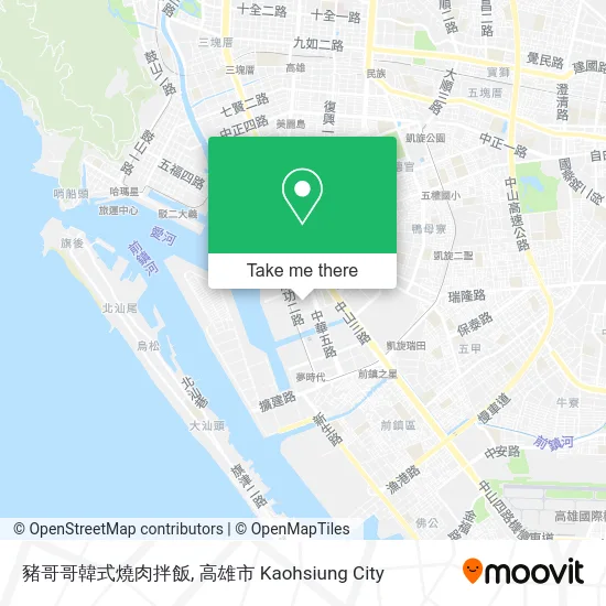 豬哥哥韓式燒肉拌飯地圖
