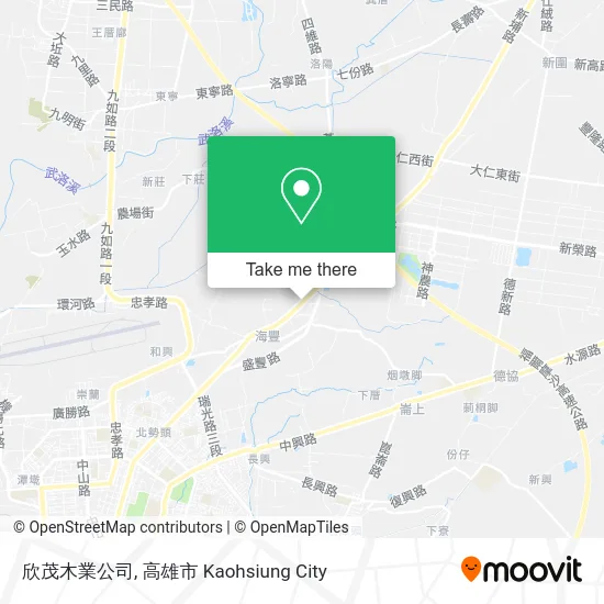 欣茂木業公司 map