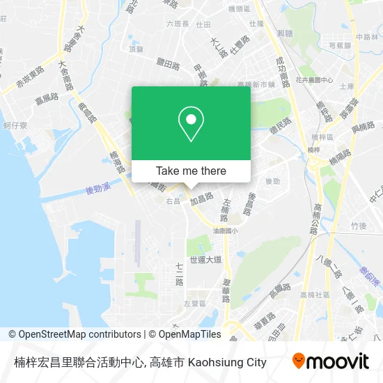 楠梓宏昌里聯合活動中心地圖