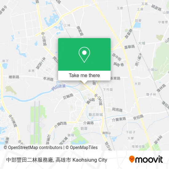 中部豐田二林服務廠地圖