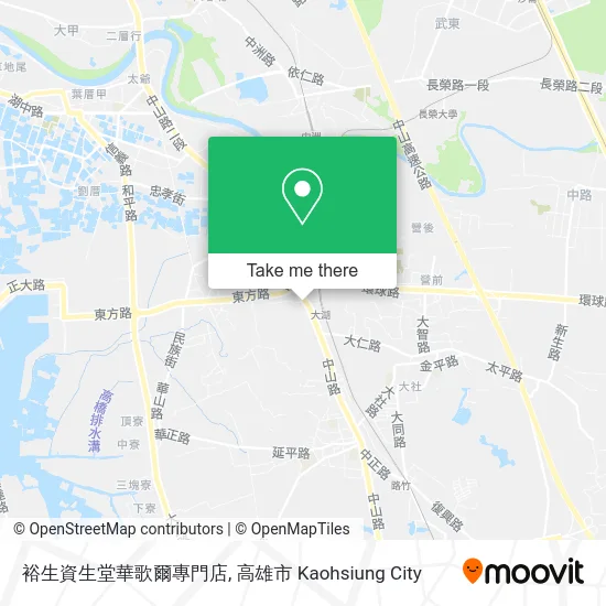 裕生資生堂華歌爾專門店地圖