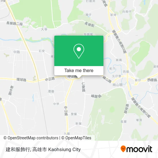 建和服飾行 map