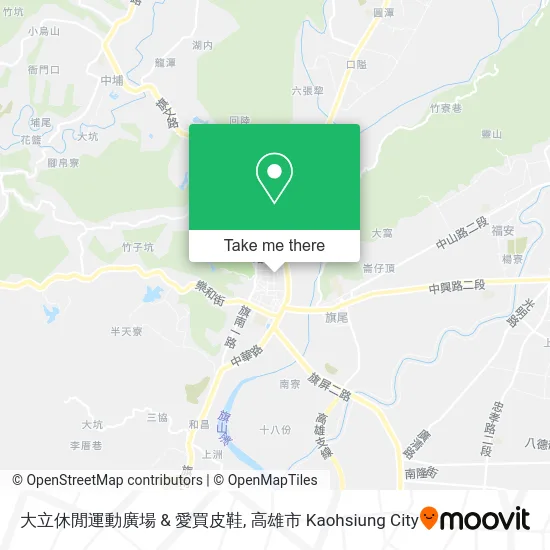 大立休閒運動廣場 & 愛買皮鞋地圖