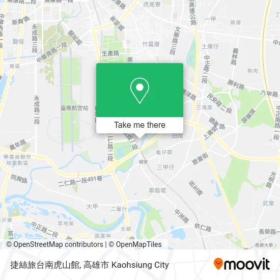 捷絲旅台南虎山館地圖