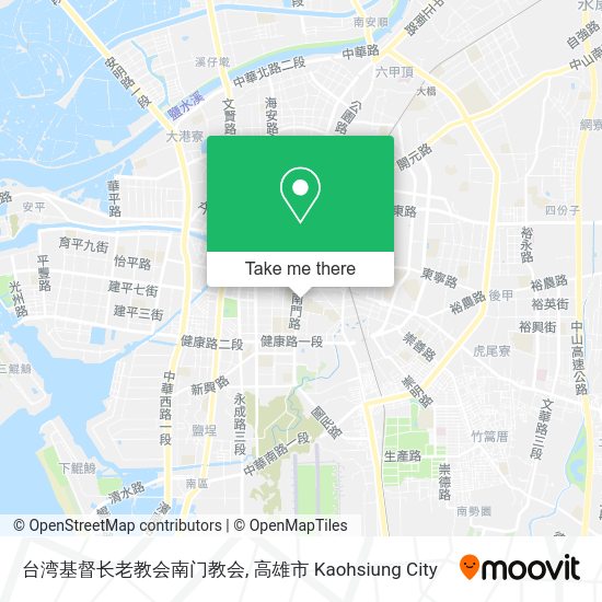 台湾基督长老教会南门教会地圖