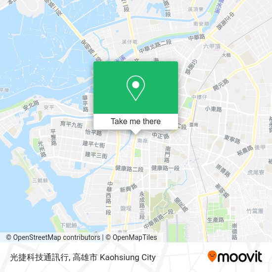 光捷科技通訊行地圖