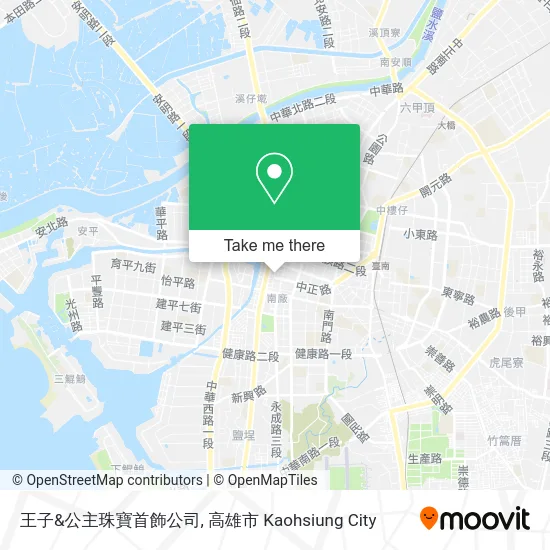 王子&公主珠寶首飾公司 map