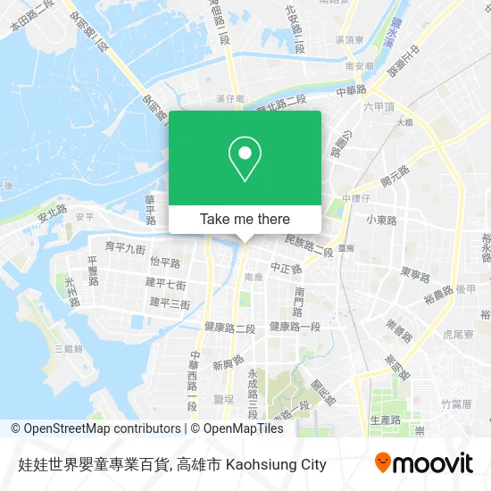 娃娃世界嬰童專業百貨 map