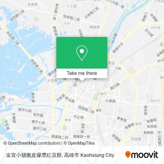 金宣小舖脆皮爆漿紅豆餅地圖