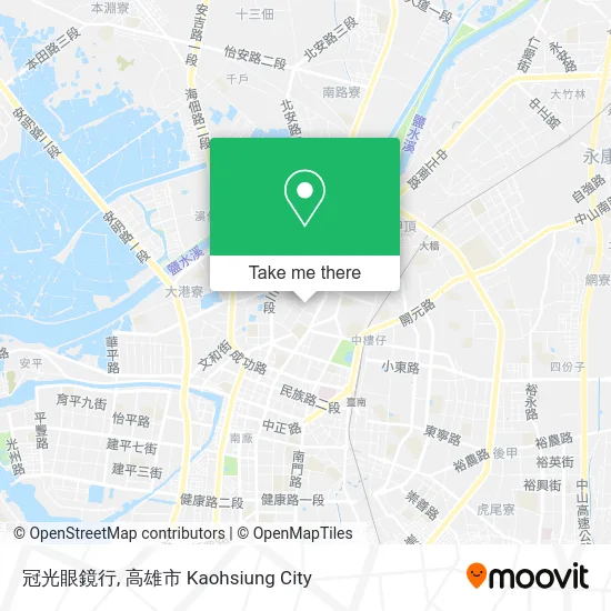 冠光眼鏡行地圖