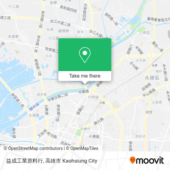 益成工業原料行 map