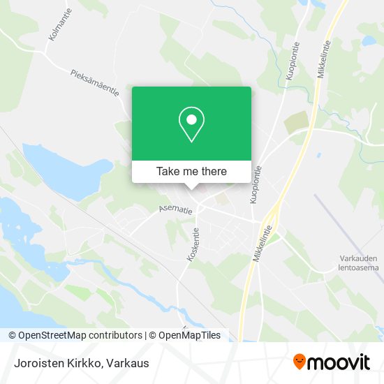 Joroisten Kirkko map