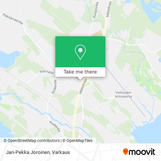 Jari-Pekka Joroinen map