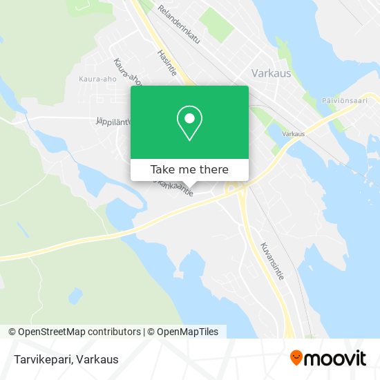 How to get to Tarvikepari in Varkaus by Bus?